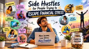 Read more about the article Side Hustles for People Trying to Escape Financial Stress